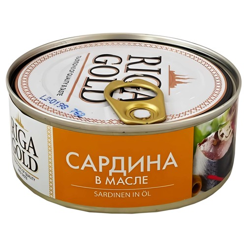 Riga Gold Sardinen in Öl 240g