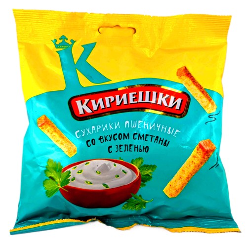 Kirieschki Brotchips Sauerrahm & Kräuter 100g