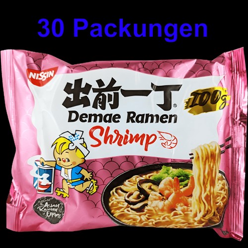 Nissin Demae Ramen Nudelsuppe Shrimps 100g