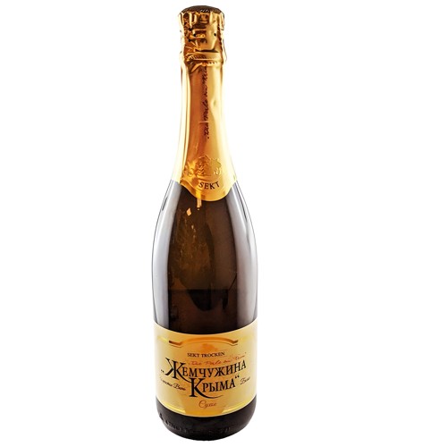 Sekt Zhemchuzhina Krima weiß trocken 0,75l
