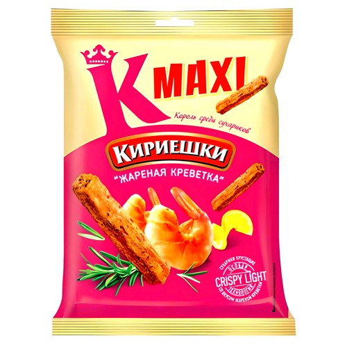 Kirieschki Maissnack Maxi gebratene Garnelen 60g