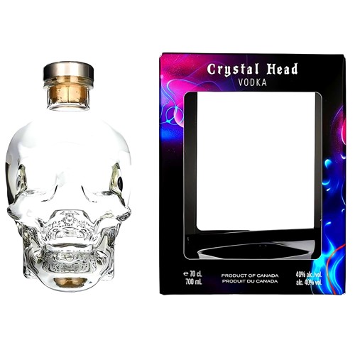 Crystal Head Vodka mit Geschenkverpackung 0.7l