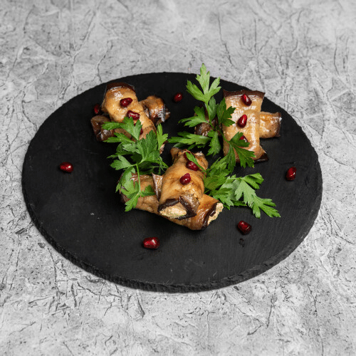 Aubergine in Walnuss-Dip
