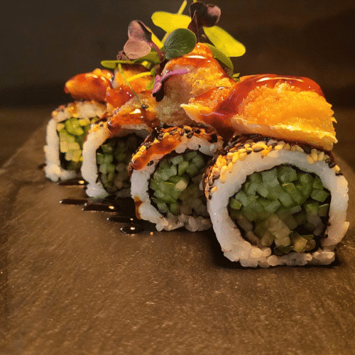 Salmon Skin Inside-Out Roll