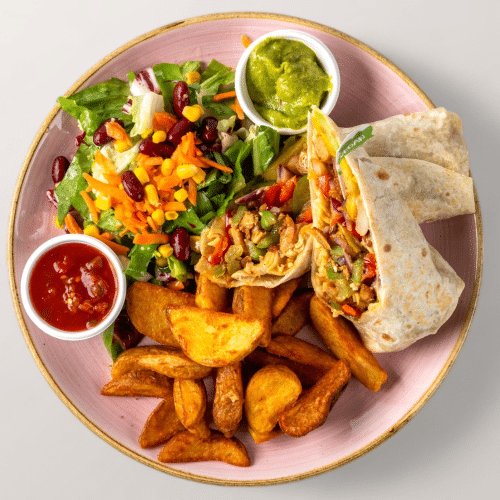 Burrito de Pollo Vegano