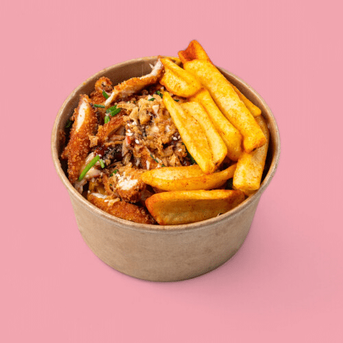 Chicken Cheese Crunch Bowl