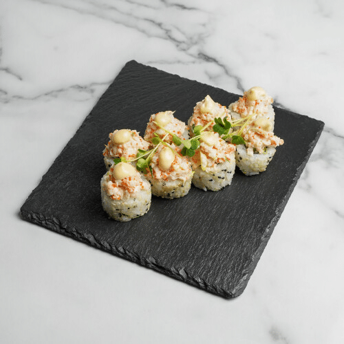 Karai Ebi on Top Goku Special Rolls