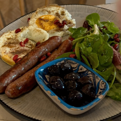 Beyd Beldi mit Merguez,