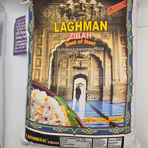 Laghman Zibah Langkornreis 5000g