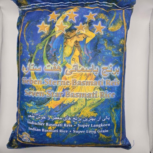 Sieben Sterne Basmati Reis 5000g