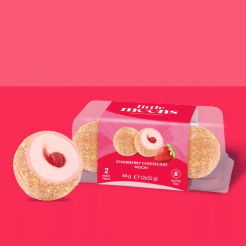 Erdbeer Cheesecake Mochi-Eis (2 Stück)