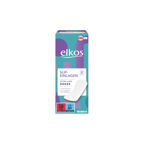 Elkos Slipeinlagen extra lang 30 Stück  