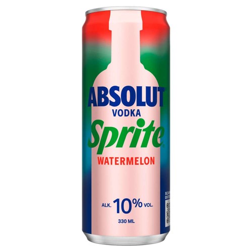Absolut Vodka Sprite Wassermelone 0.33l (EINWEG)