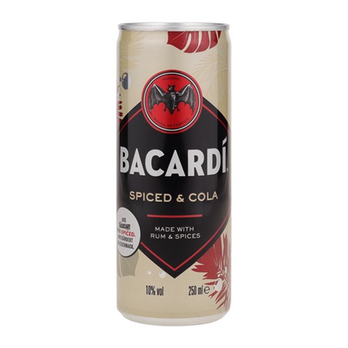 Bacardi Rum-Mischgetränk Spiced & Cola 0.25l (EINWEG)