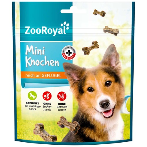 ZooRoyal Mini Knochen reich an Geflügel 100g 