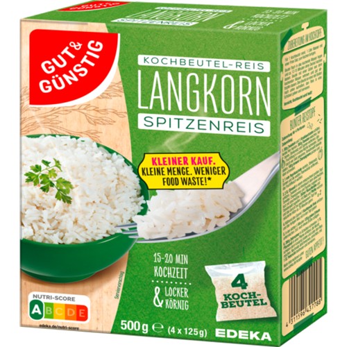 Gut & Günstig Langkorn-Spitzenreis 500g 