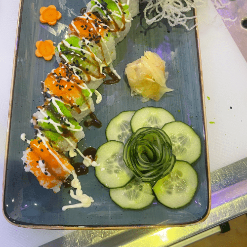 Ebi Tempura Inside-Out Roll