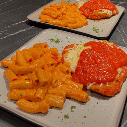 Paniertes Hähnchenschnitzel Piccata