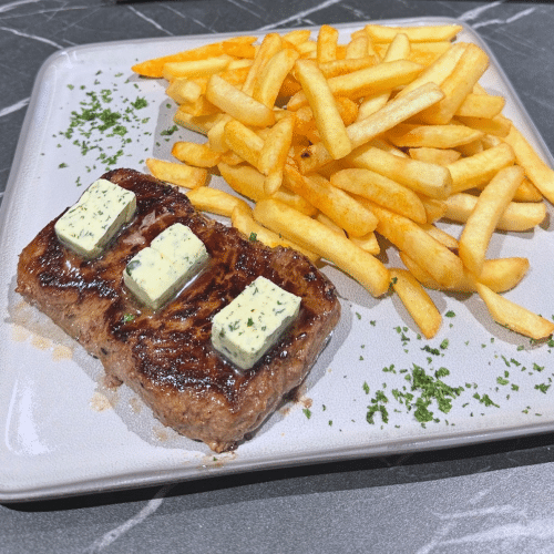 Rumpsteak mit Kräuterbutter