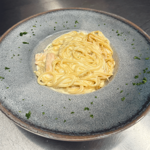 Spaghetti al Salmone