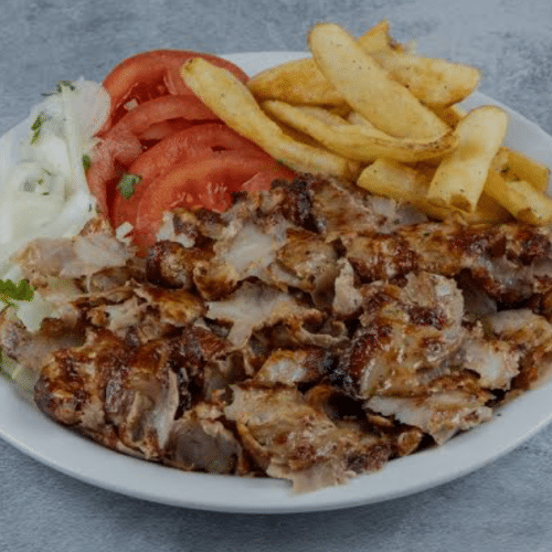 Gyros vom Drehspieß, hausgemacht