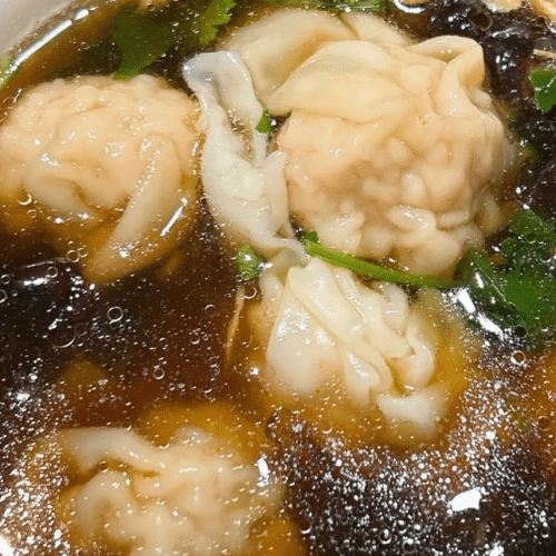 Gyoza Suppe 4stück