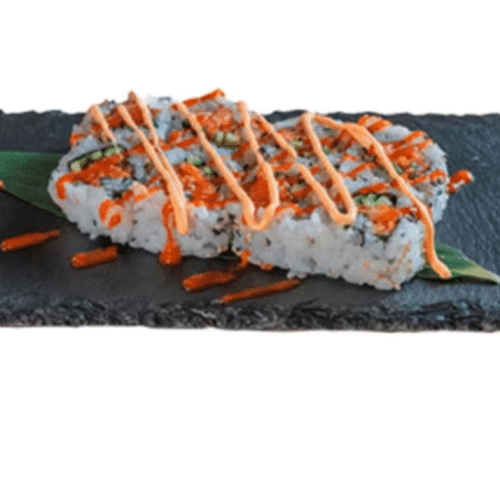 Spicy Sake Uramaki (scharf) 80