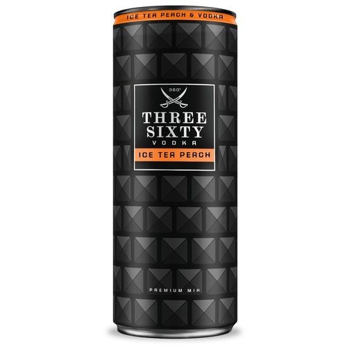 Three Sixty Vodka & Icetea Peach 0.33l (EINWEG)