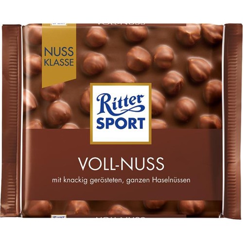 Ritter Sport Tafelschokolade Nussklasse VollNuss 100g