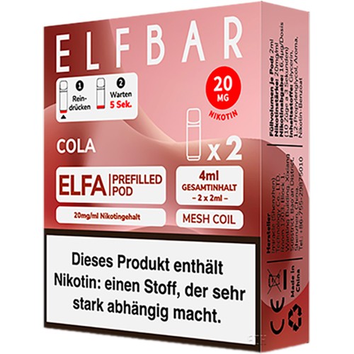 Elfbar Elfa Pods Cola 19g