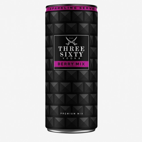 Three Sixty Vodka Dark Berry 0.33l (EINWEG)