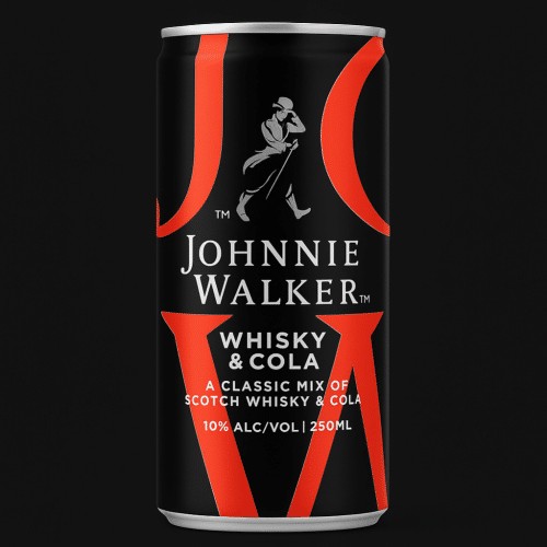 Johnnie Walker Whisky Cola Dose 0.25l (EINWEG)