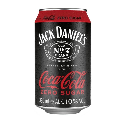 Jack Daniels & Coca-Cola Zero Sugar 0.33l (EINWEG)