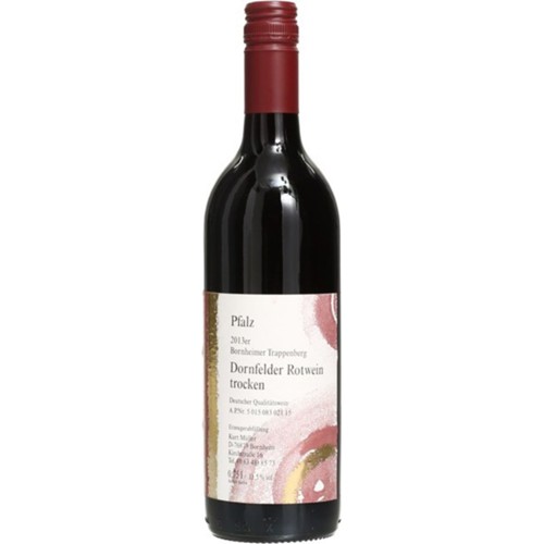 Leoff Dornfelder QbA Rotwein Trocken 0.75l