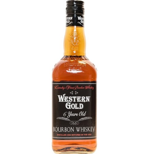 Western Gold 6YO Blended Bourbon Whiskey 0.7l