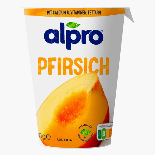 Alpro Soja Joghurtalternative Pfirsich 400g