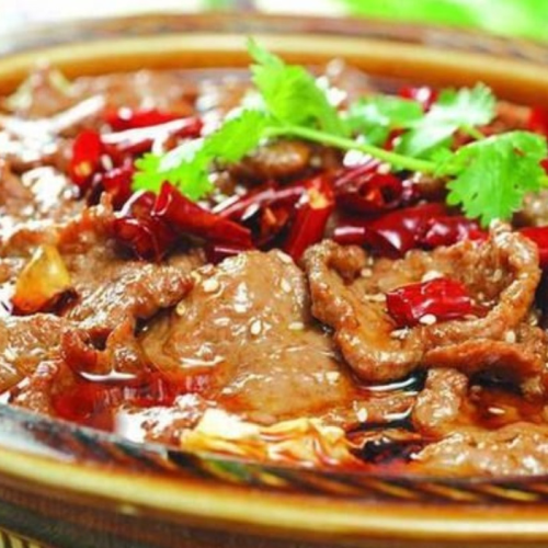 Rindfleisch in Chilisoße 水煮牛