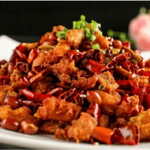 Scharfes knuspriges Hähnchen 辣子鸡