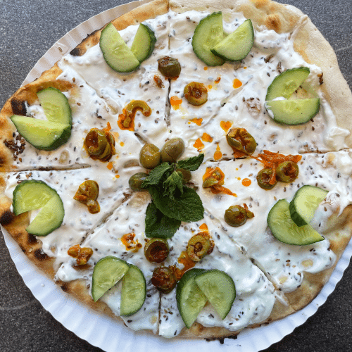 Manakish mit Labneh