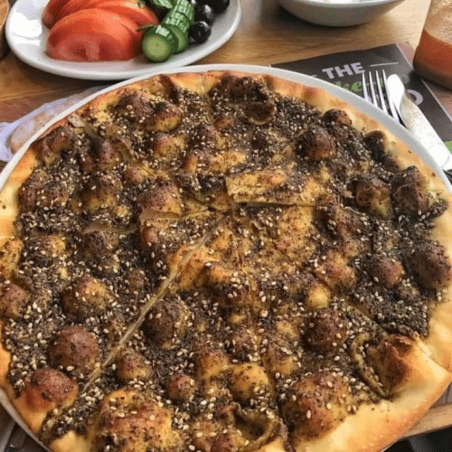 Manakish mit Thymian