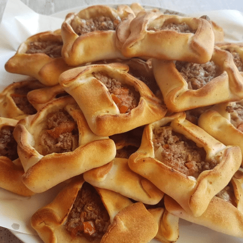 Minis mit Fleisch