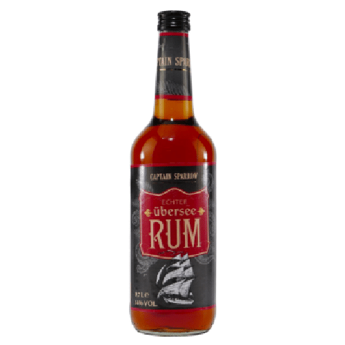 Captain Sparrow Echter Übersee Rum 0.7l