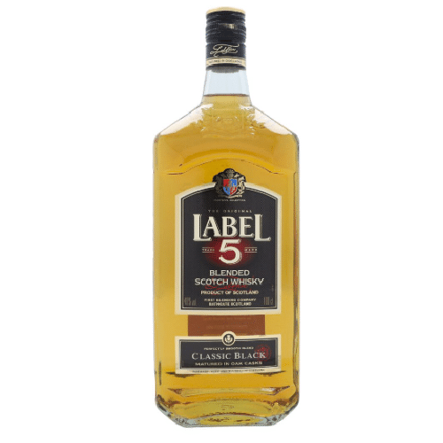 Label 5 Blended Scotch Whisky 1l