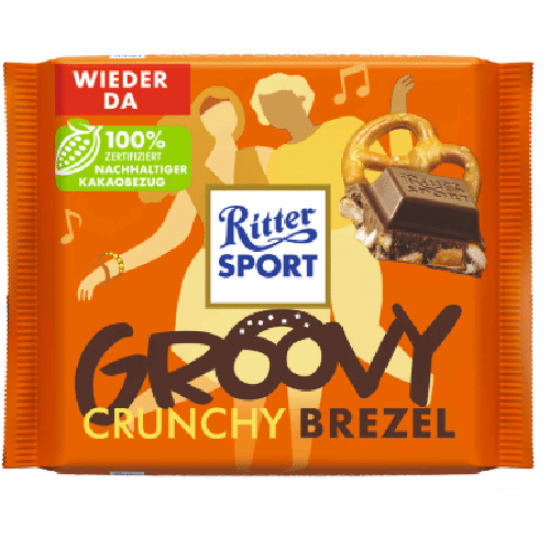 Ritter Sport Groovy Crunchy Brezel 100g