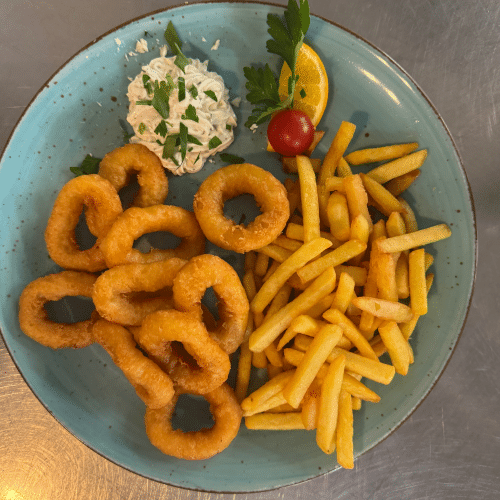 Panierte Calamari