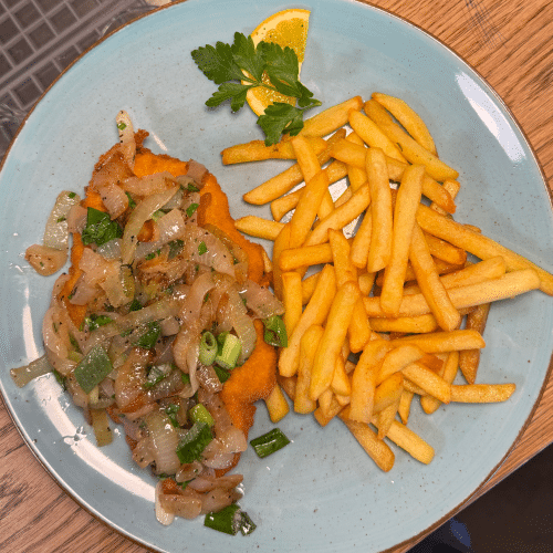 Zwiebelschnitzel
