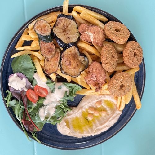 Falafel-Makali Teller (vegan)