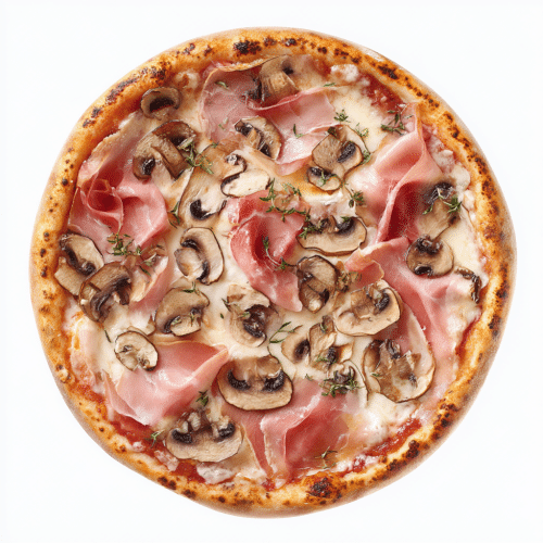 Pizza Prosciutto e Funghi