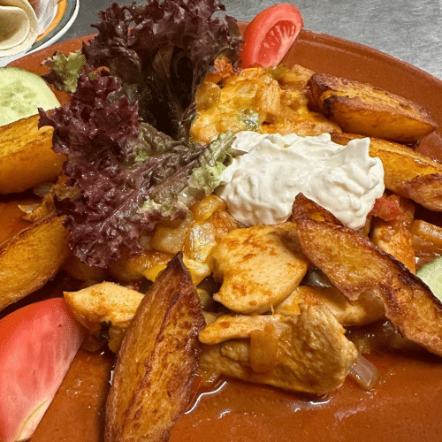 Patatas Pollo