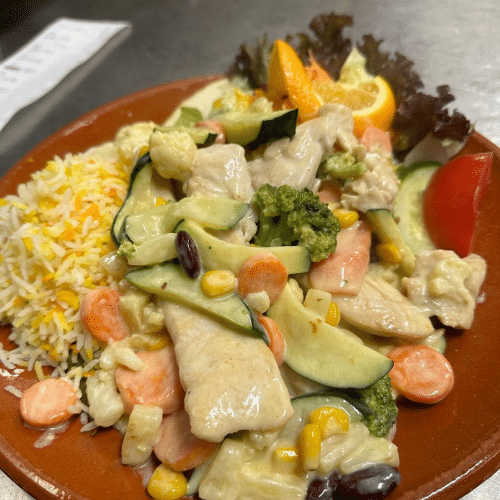 Pollo con Pina